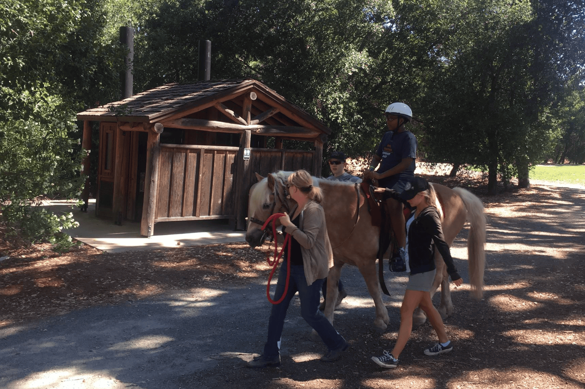 Horseback riding one of the many activities at camp