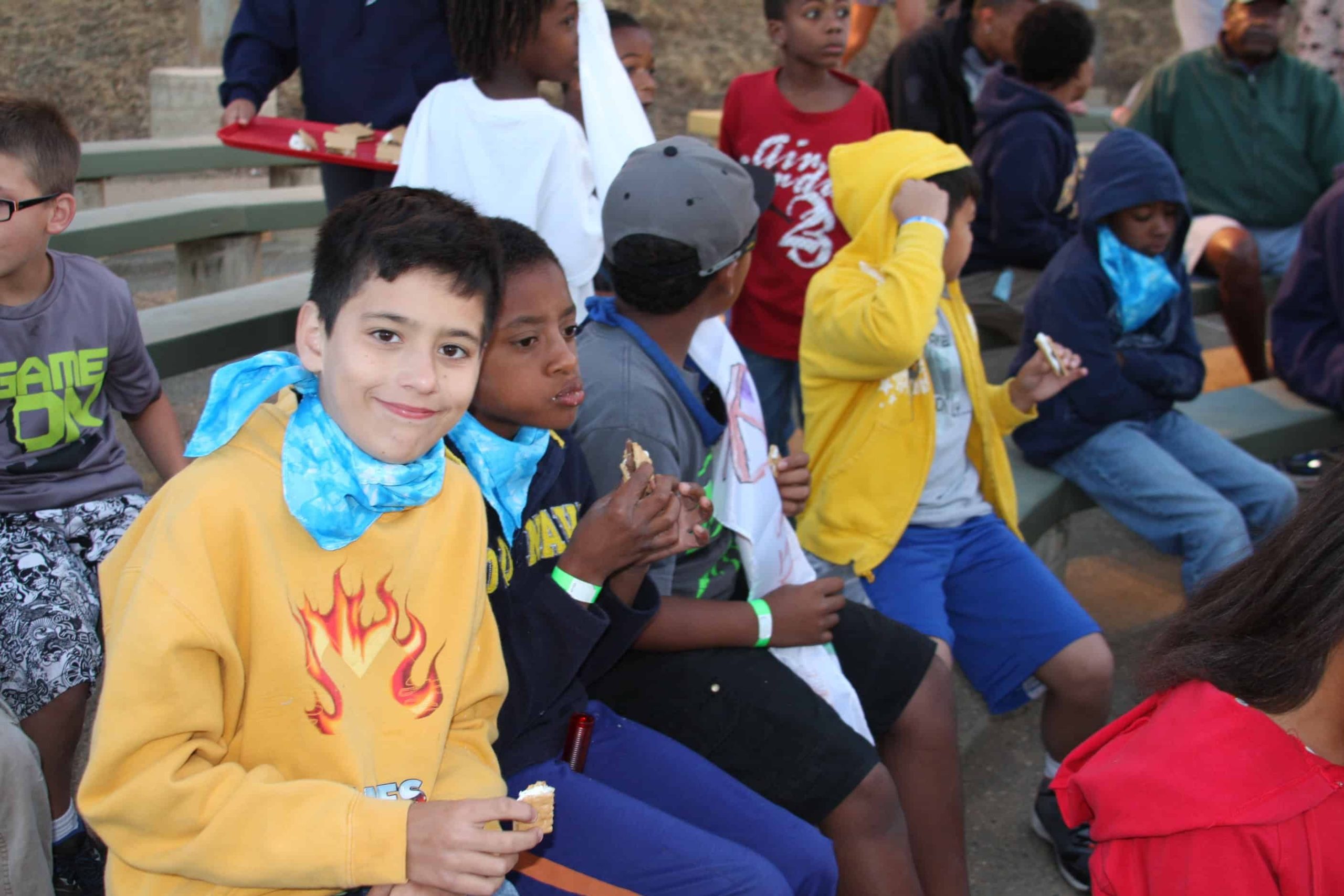 having fun at camp - summer camp for children with asthma